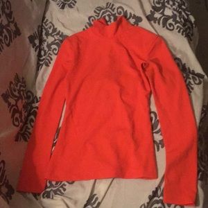 Turtleneck long sleeve blouse